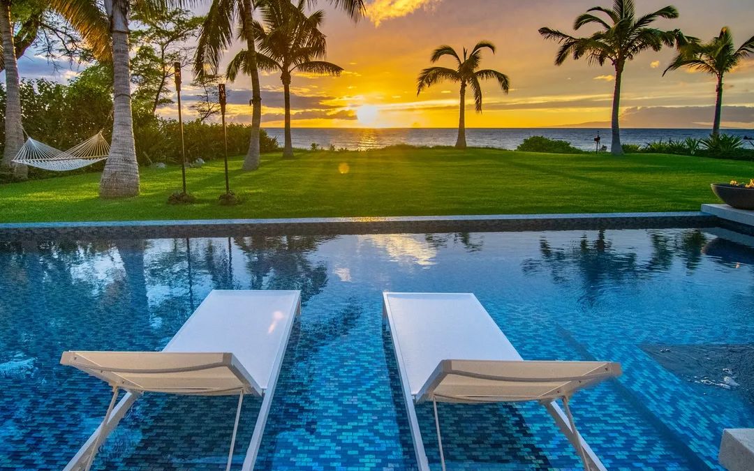 20 度假天堂夏威夷海景豪宅captivating beachfront estate in makena