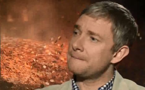 [图]【WTF字幕组】Martin Freeman《霍比特人：史矛革荒漠》访谈