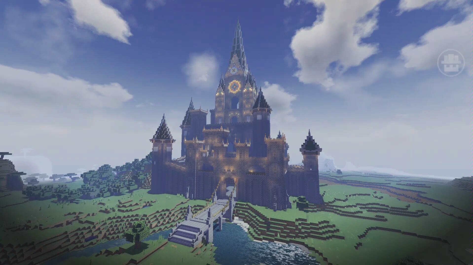 《我的世界》捞一捞去年十月份完成的城堡_哔哩哔哩_bilibili