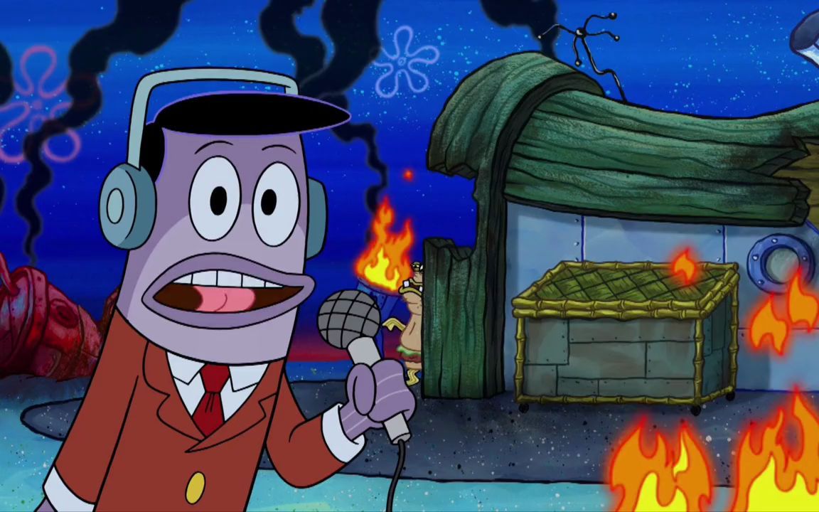 比奇堡丧尸危机,小海绵是唯一的幸存者,有没有似曾相识的感觉?