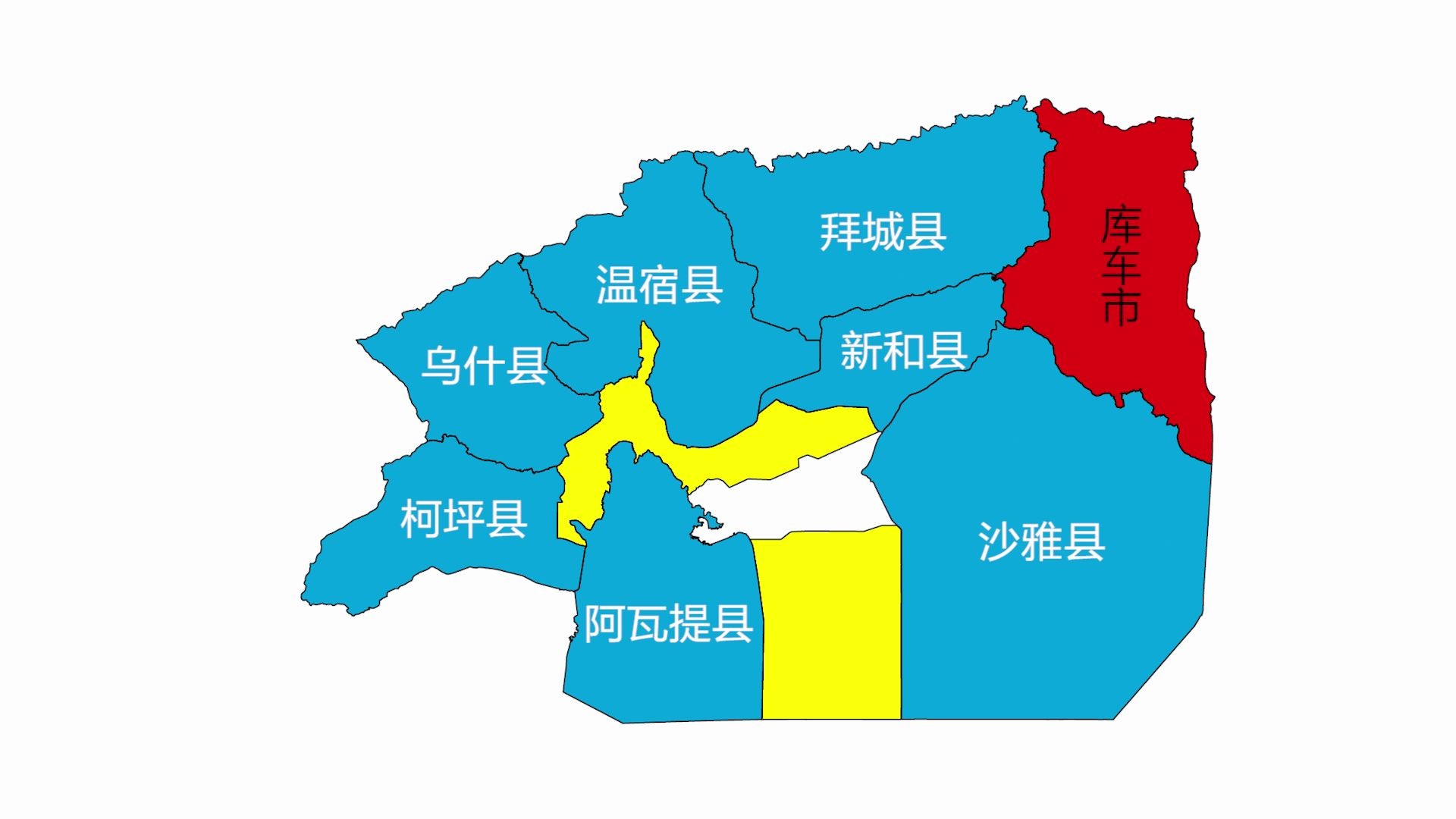 1分钟区划地图,白水城新疆阿克苏概况