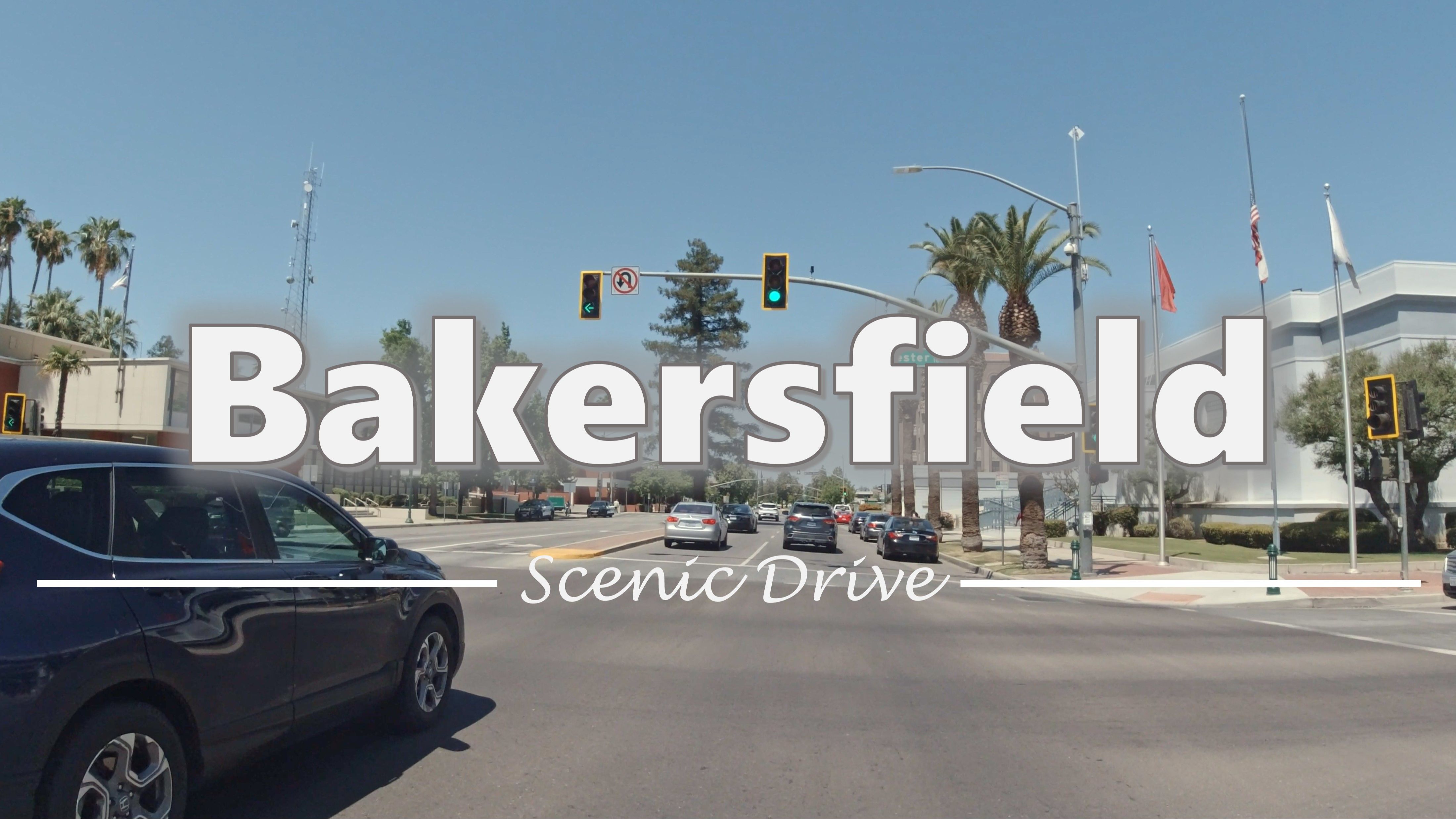 [图]贝克斯菲尔德, 加州 Driving in Bakersfield, California - 行车旅游Vlog