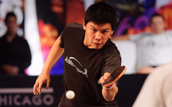 高清慢动作研究2012芝加哥国际乒乓球节陈玘马琳王皓王励勤