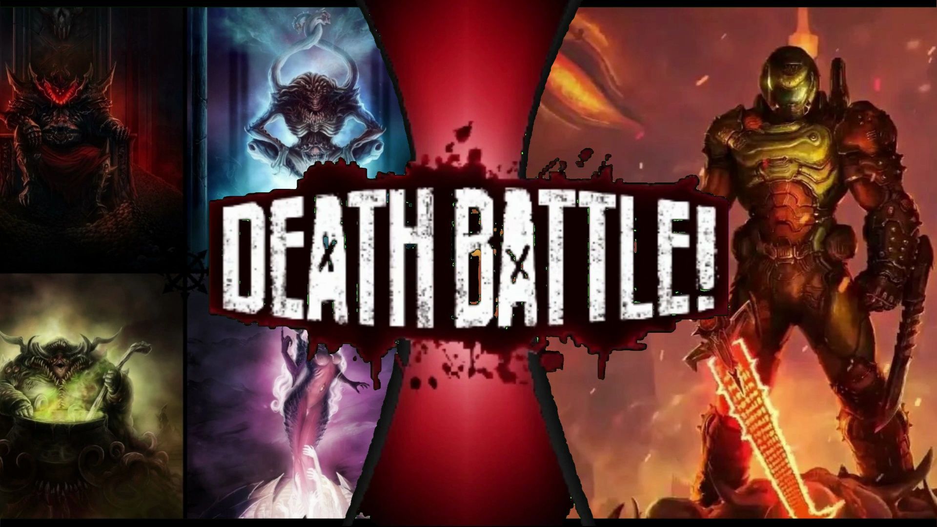 混沌四神vs永恒doom(death battle)