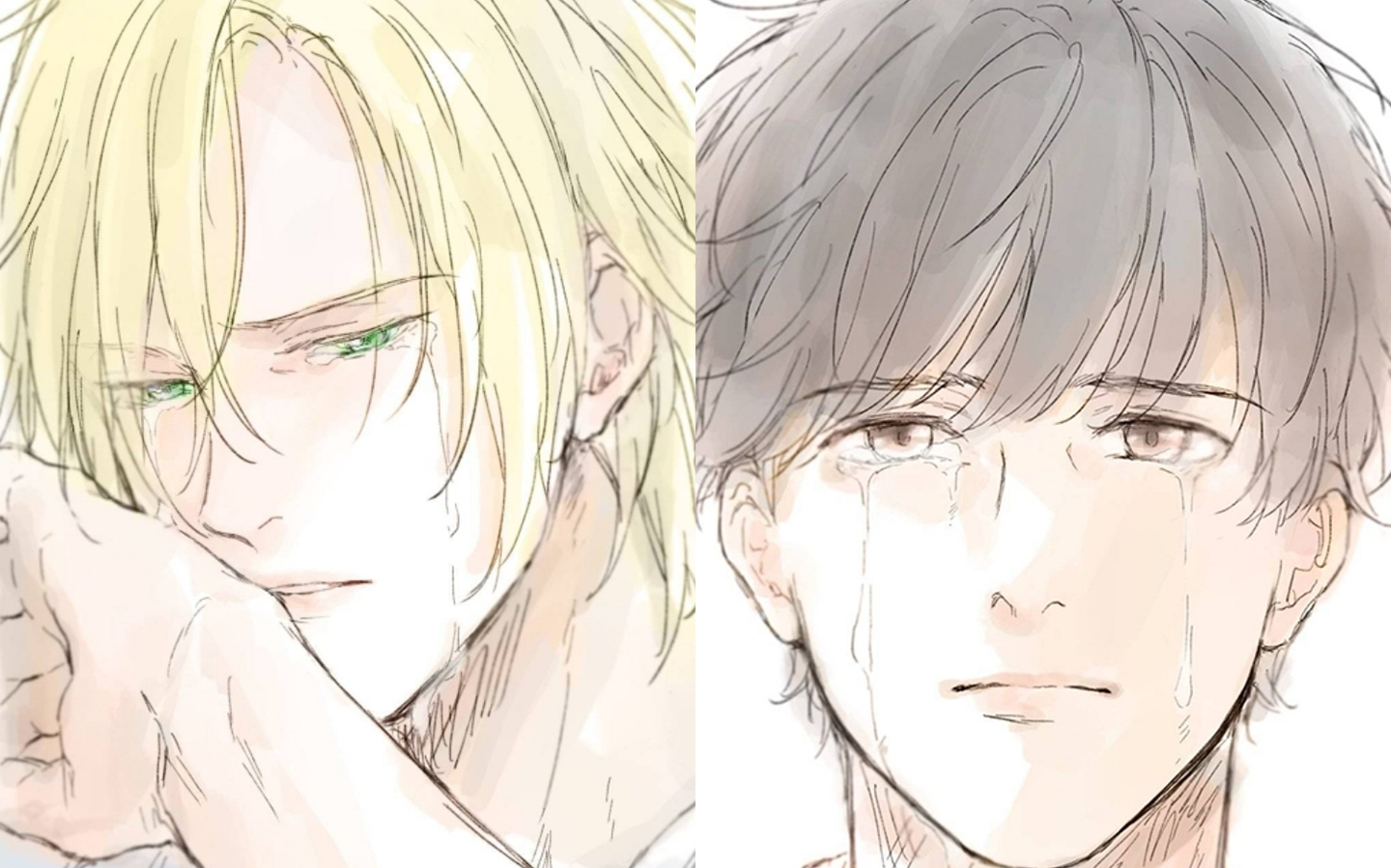 [图]【BANANA FISH/微虐慎入】致敬亚修 My soul is always with you.