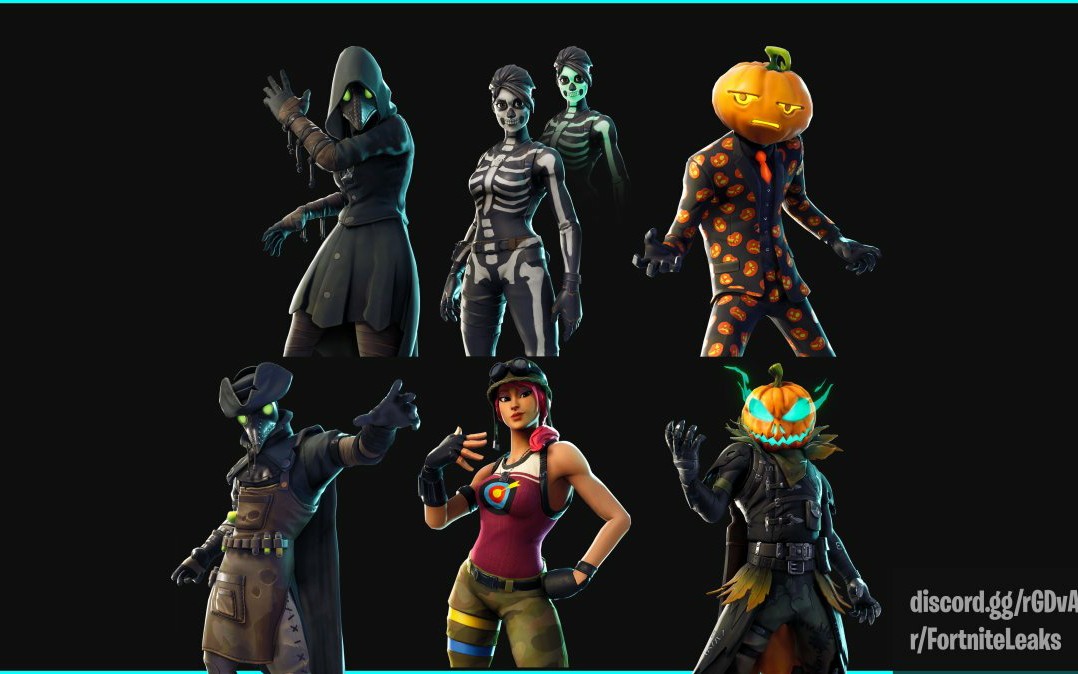 堡垒之夜万圣节主题皮肤展示