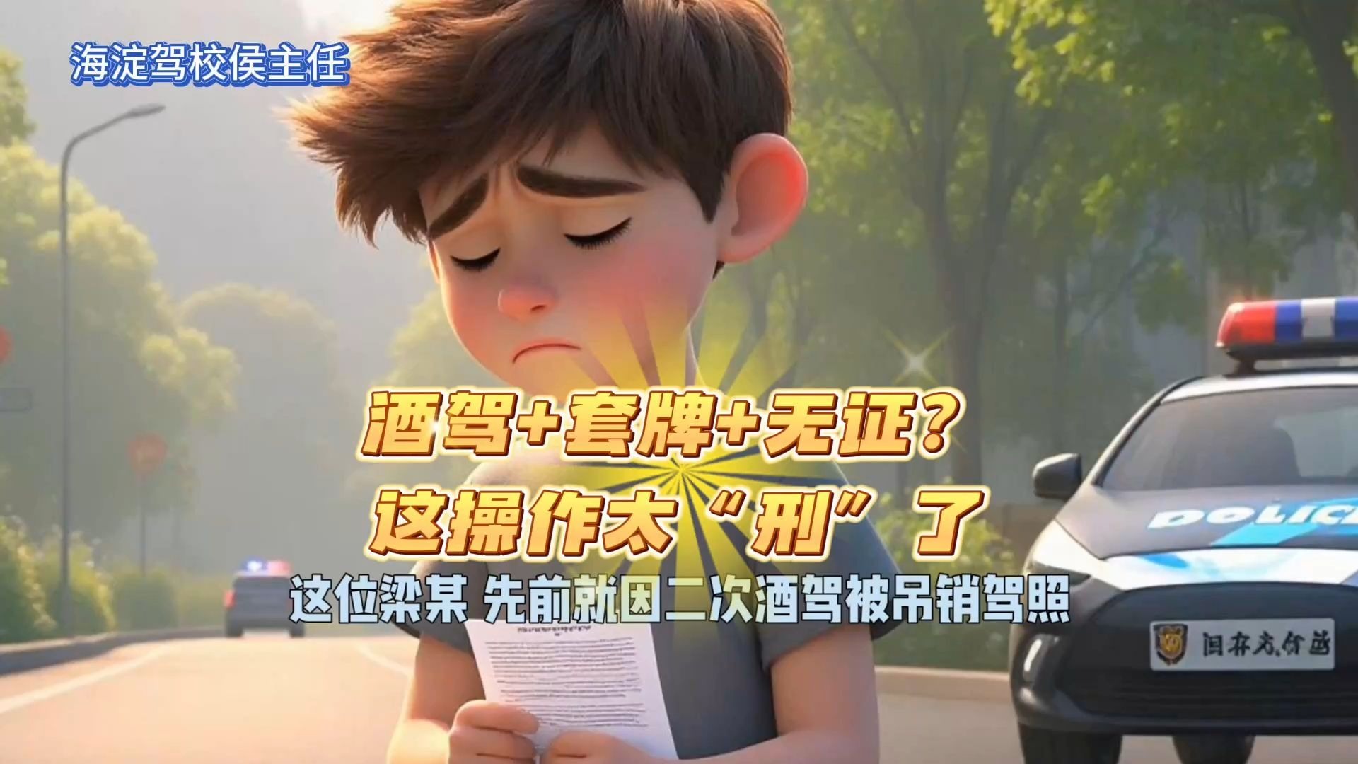 😨 酒驾+套牌+无证？这操作太“刑”了！