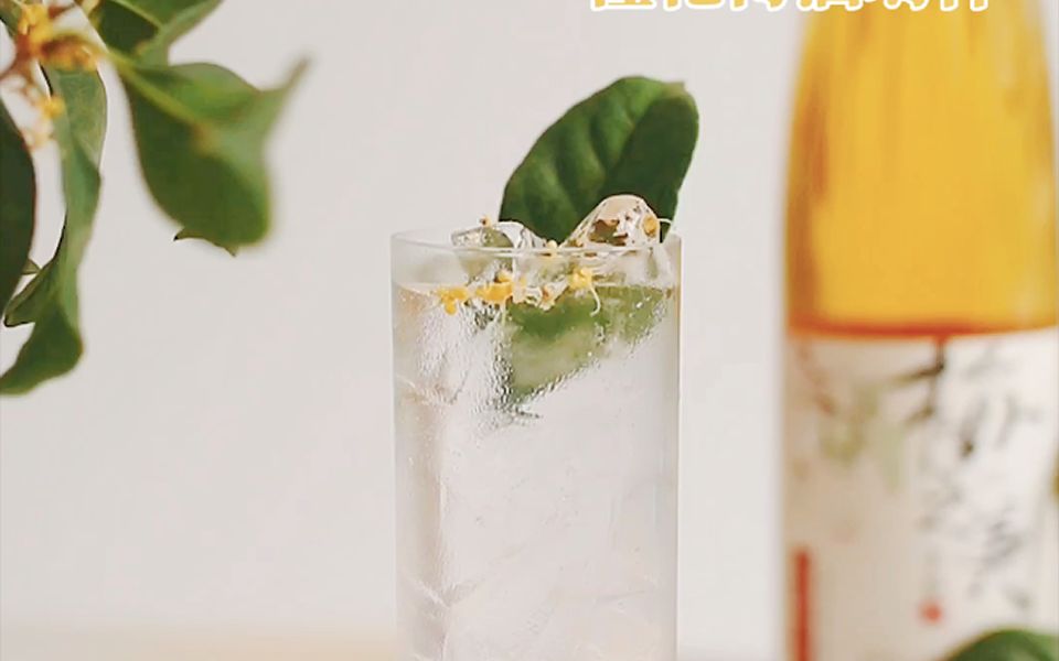 【桂花梅酒嗨棒】季节限定的微醺 ,超简单自制鸡尾酒
