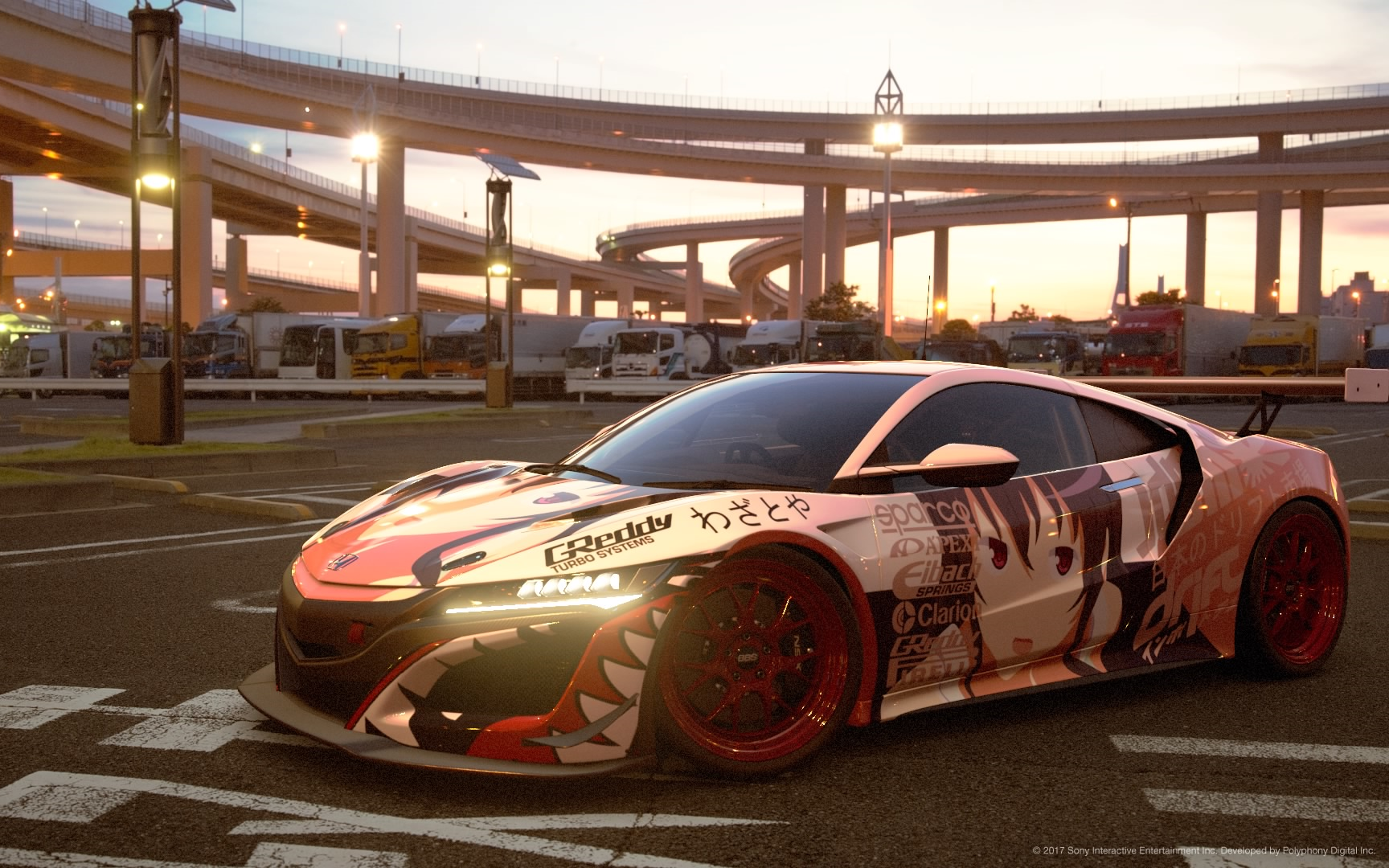 gran turismo03sport 路人女主学姐涂装 honda nsx