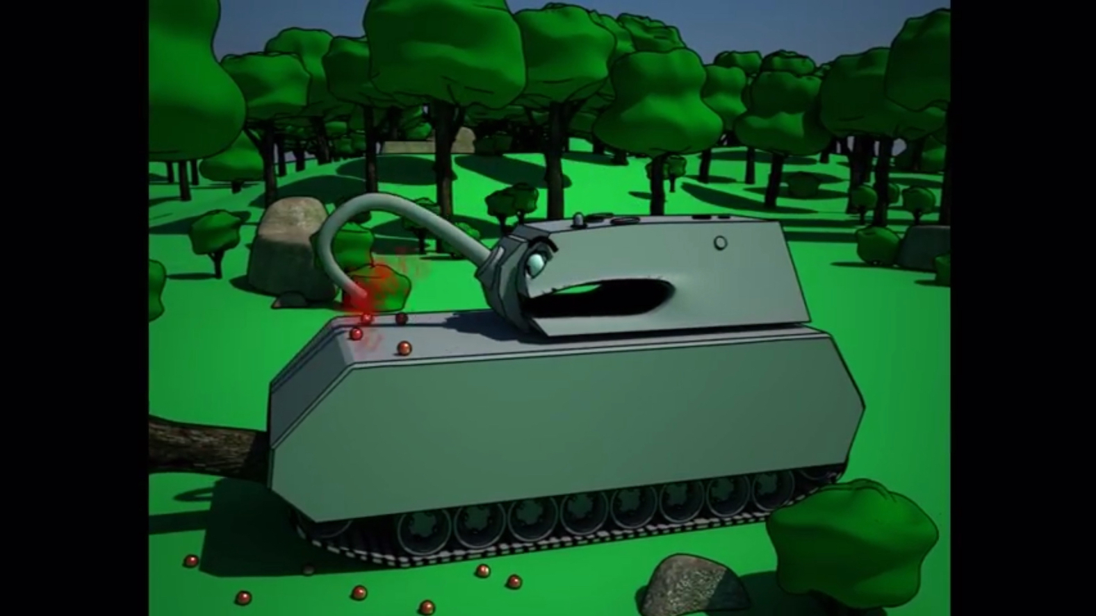 早期坦克动画:鼠式的碾压(2013)