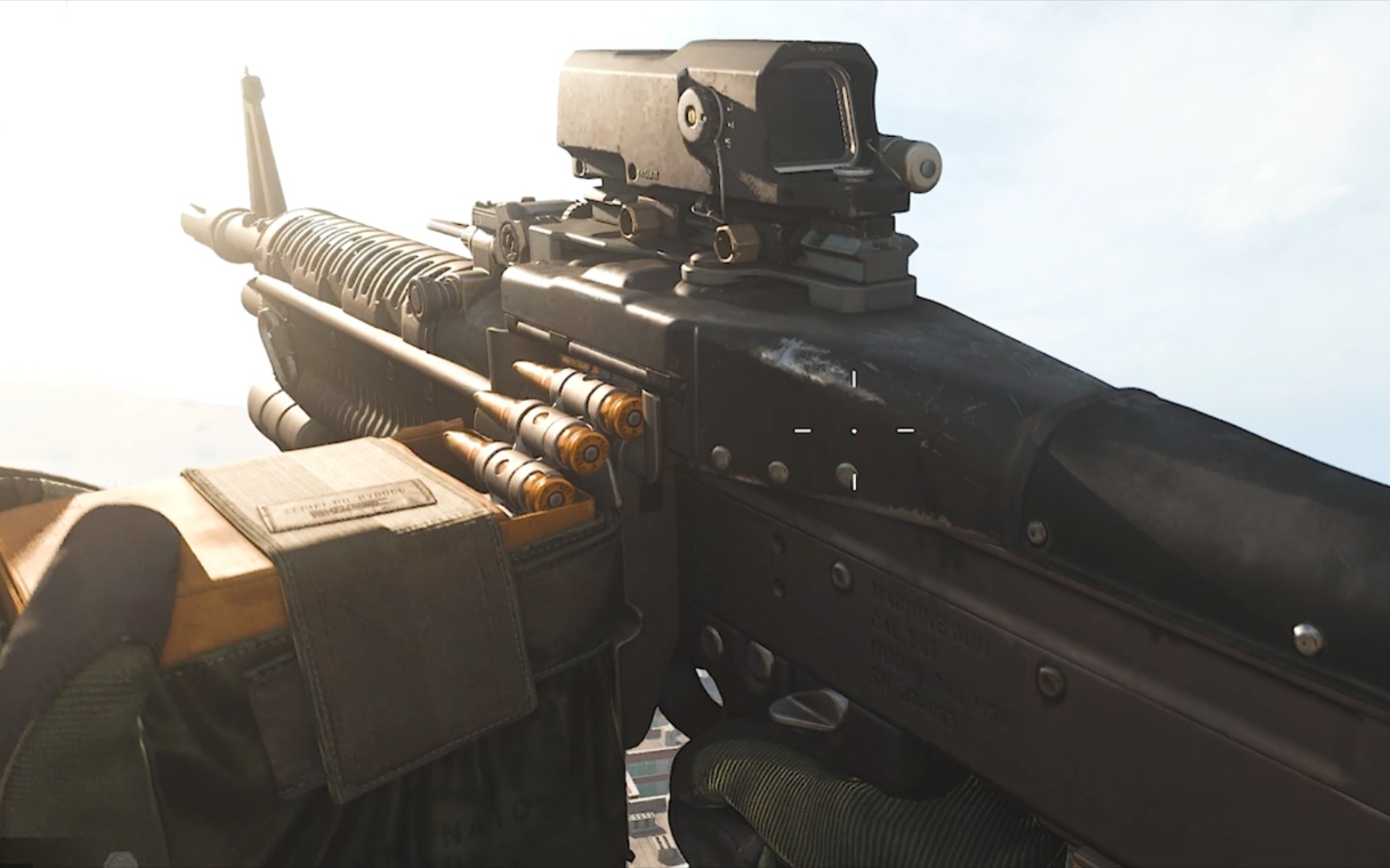 就你tm叫兰博啊看m60机枪换子弹就是种享受cod17战区