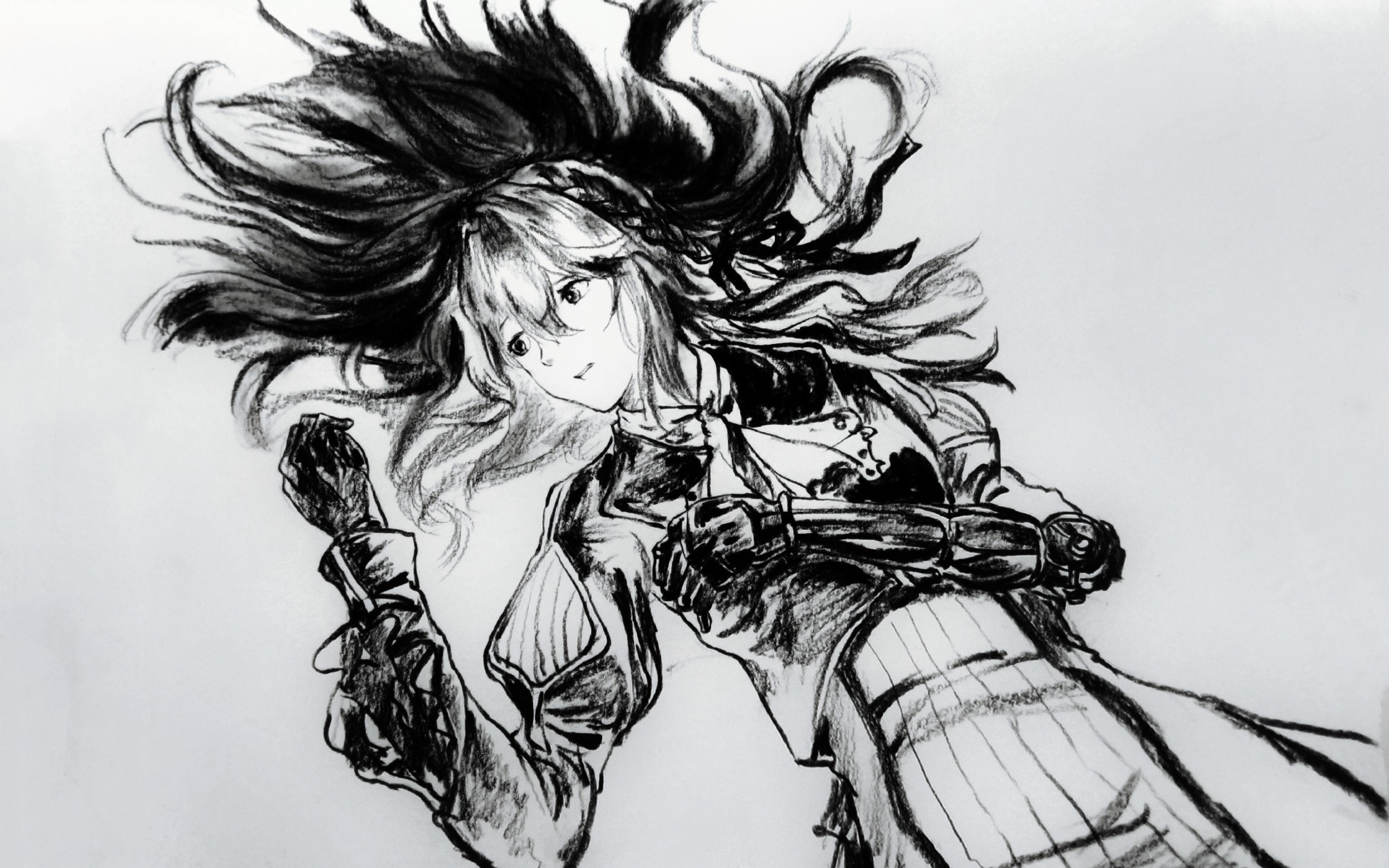 活动作品速写紫罗兰永恒花园薇尔莉特