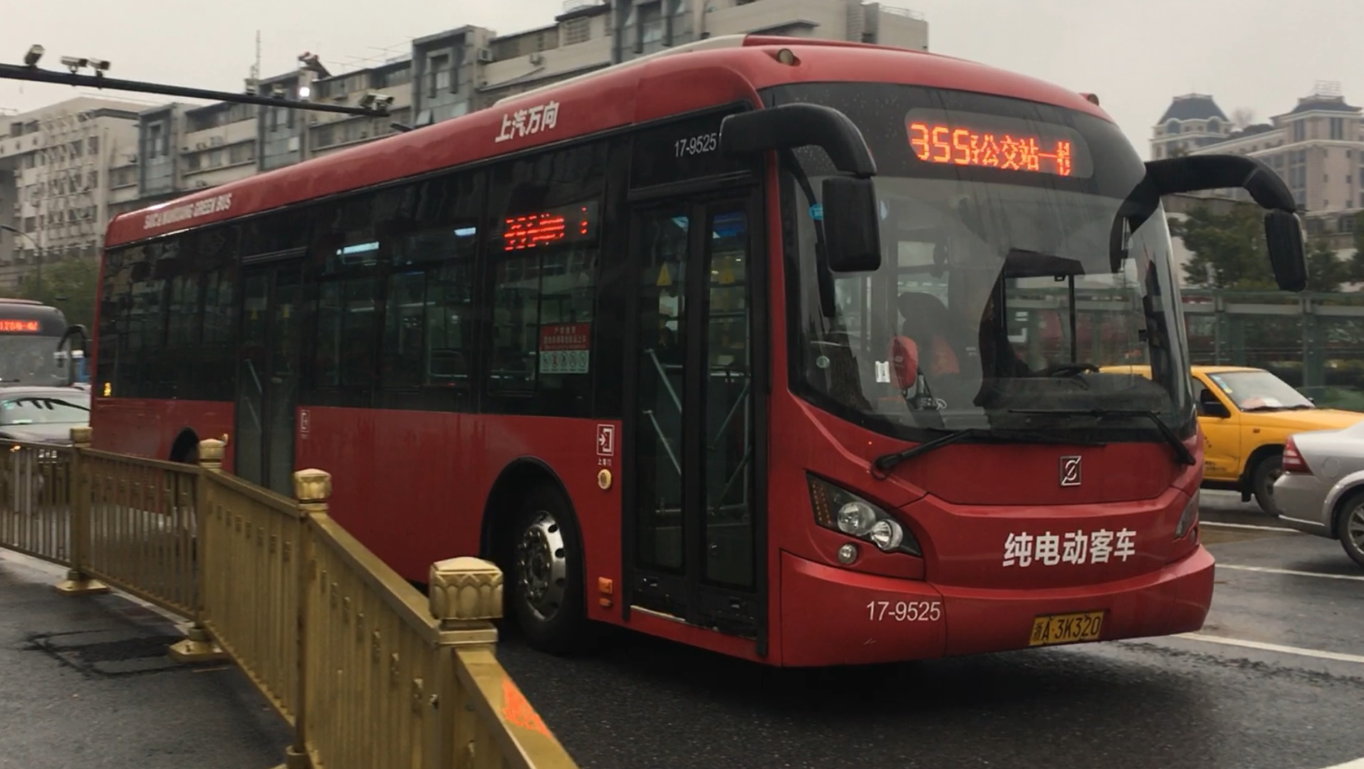 【杭州公交】萧山公交 swb6121ev60 355路 17-9525