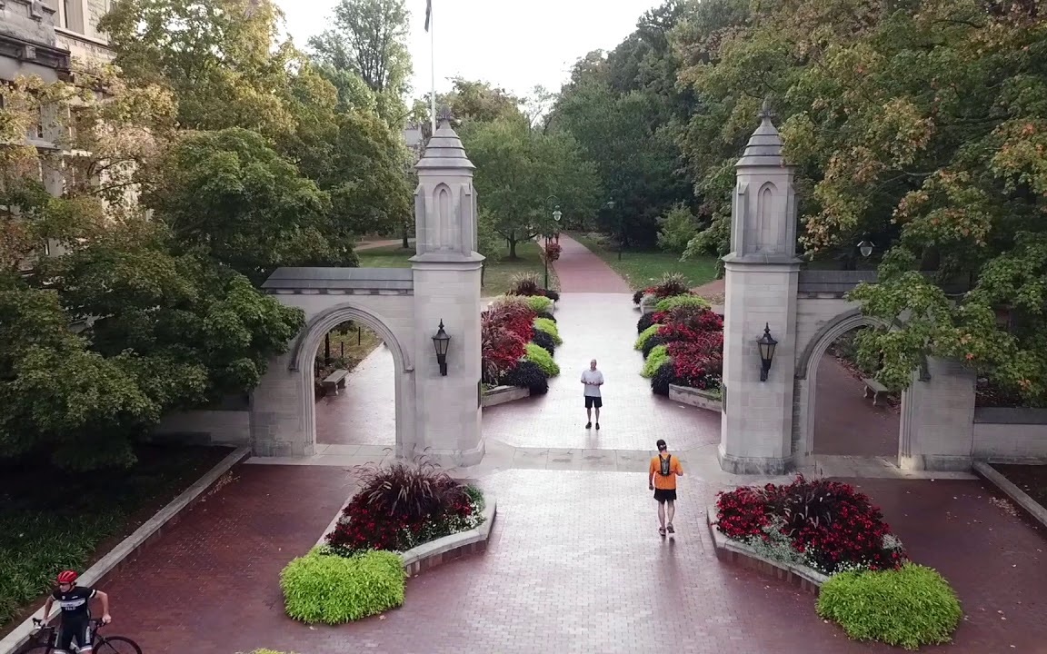 【世界名校】印第安纳大学 航拍 风景欣赏哔哩哔哩bilibili