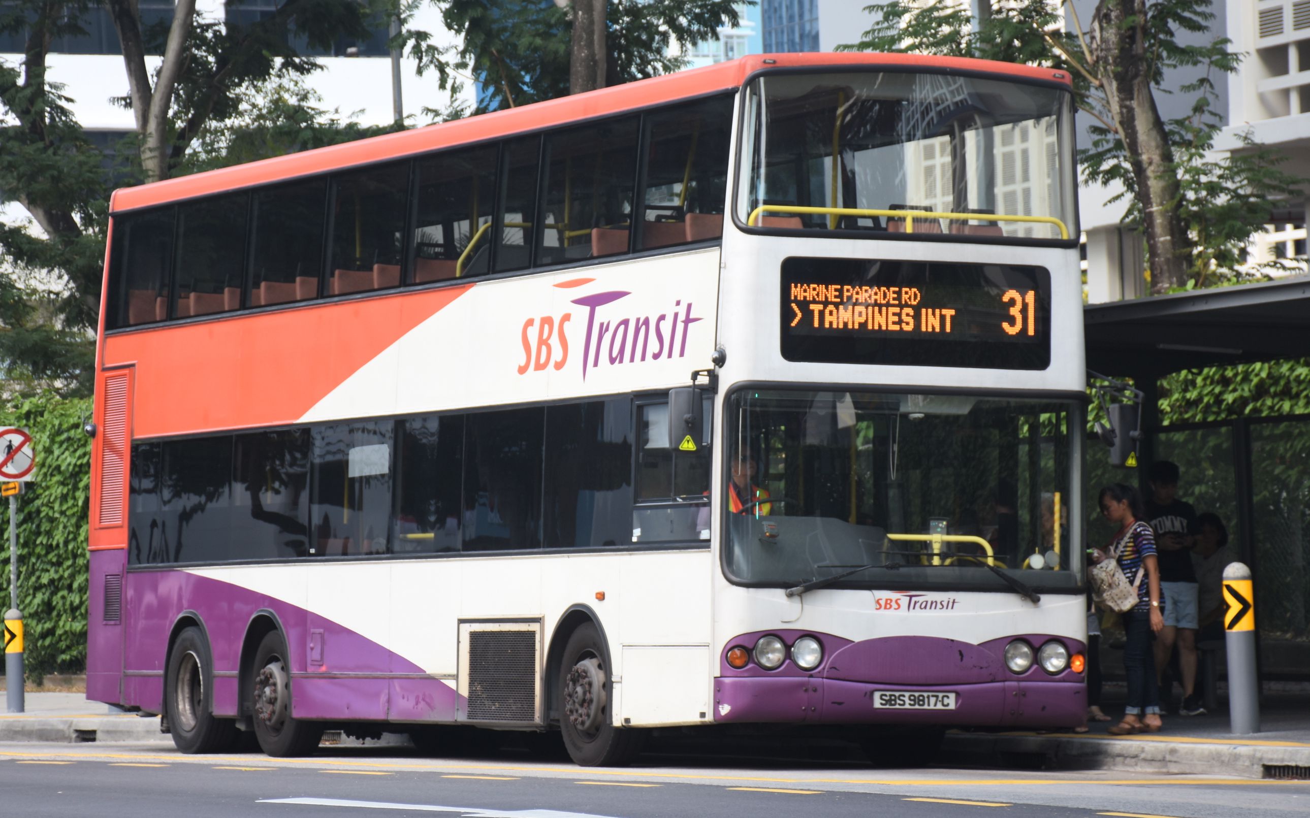 [新加坡公交] 新捷运31路 淡滨尼→大巴窑