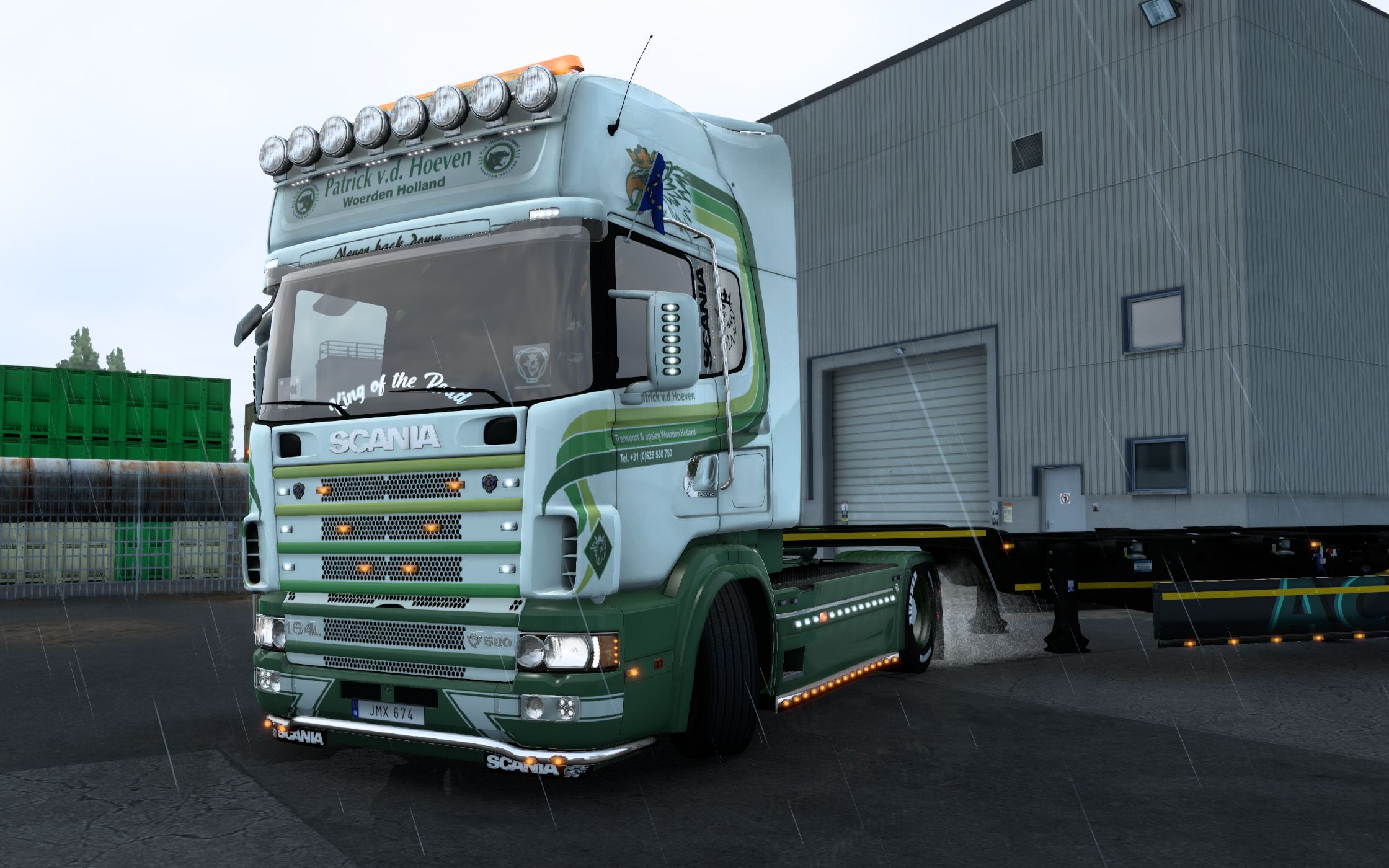 【欧卡2】驾驶斯堪尼亚4-series行驶在罗马尼亚布拉索夫到特尔古穆列