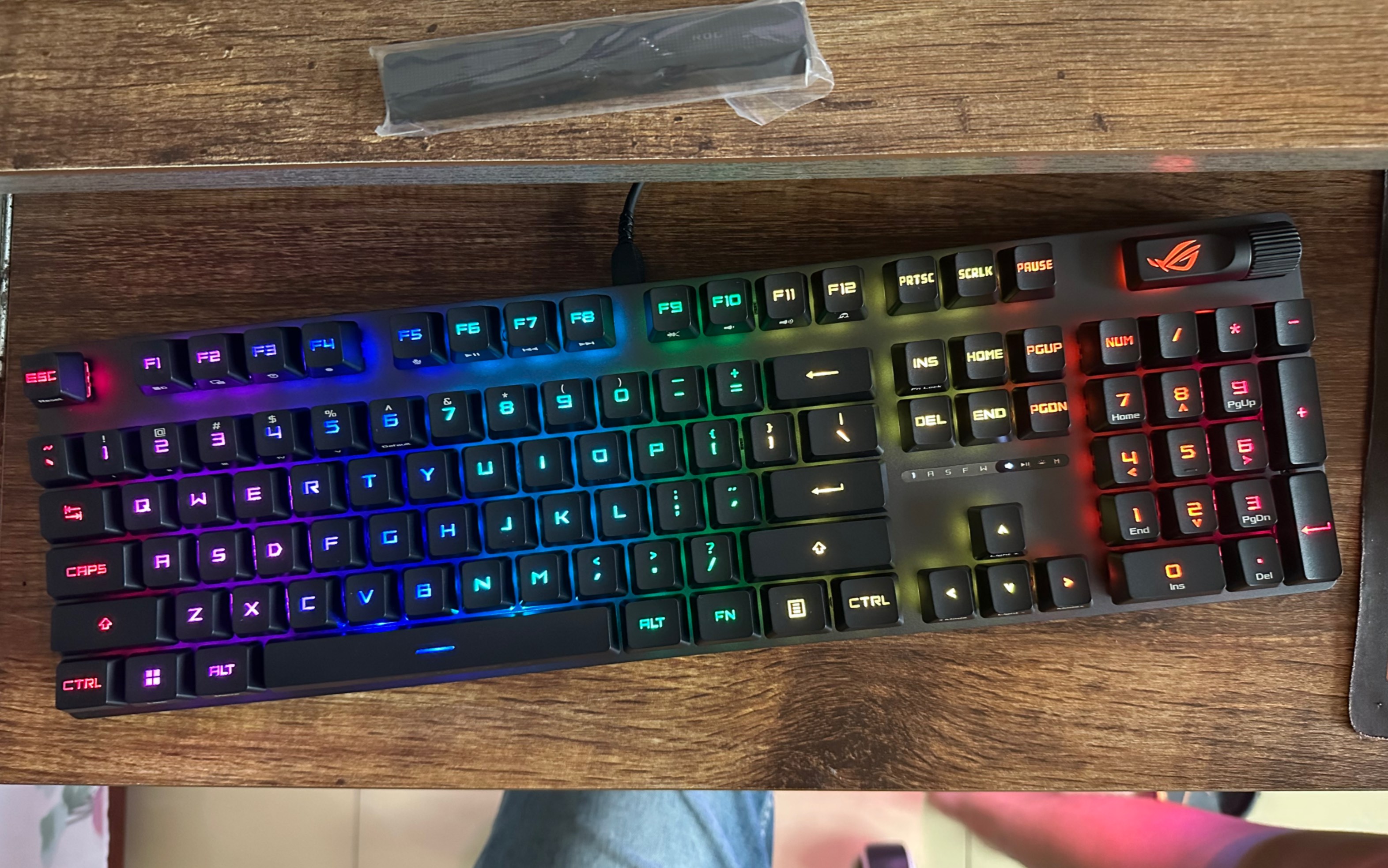 rog游侠2 rx 蓝轴 机械键盘 光轴