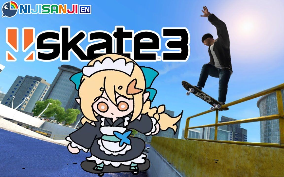 【cc雙語機翻全熟|pomu rainpuff】2月15日極限滑板3【skate 3】happy