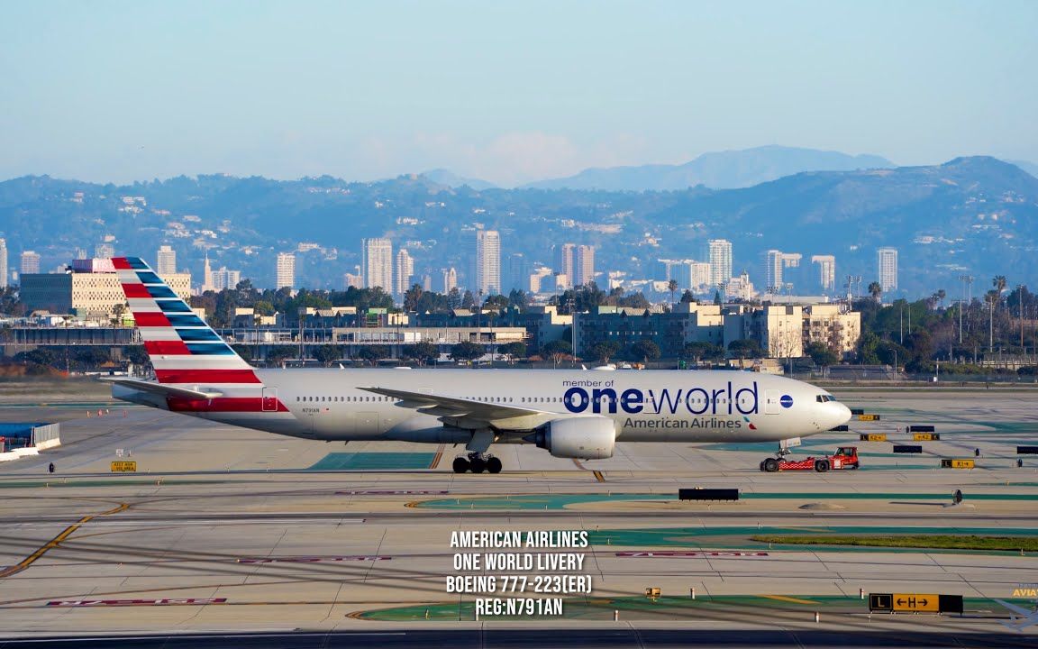 4k洛杉矶机场大型客机合辑lax