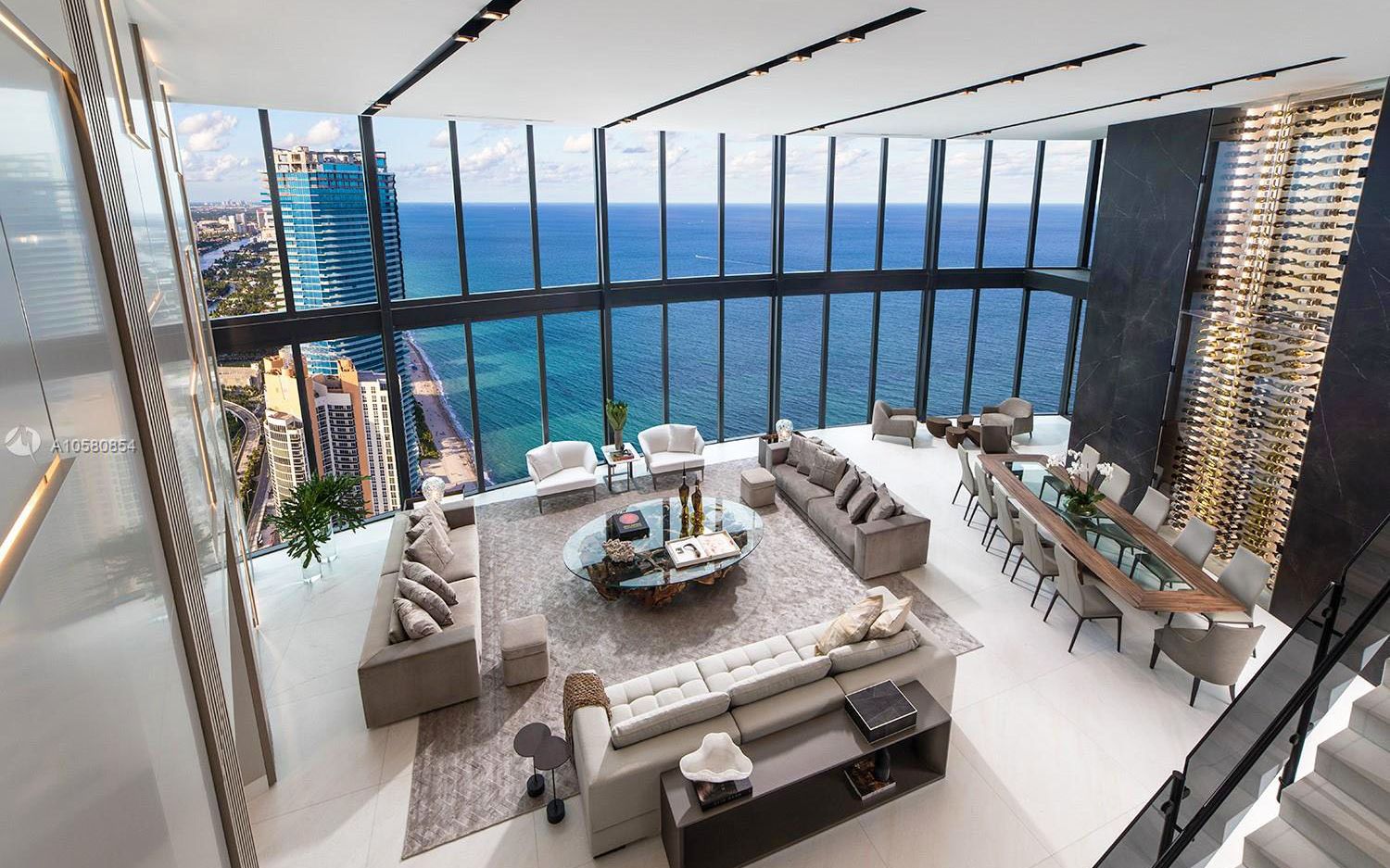 [图]Luxury Home‪ | 迈阿密保时捷之塔公寓复式豪华套~18555 Collins Ave #5205, Sunny Isles Beach