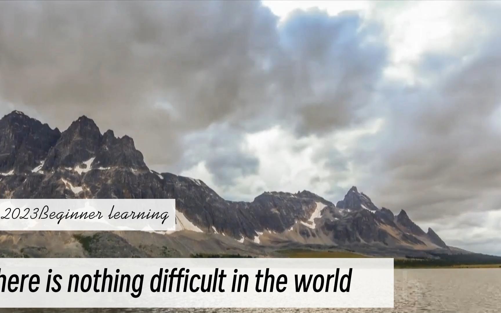 [图]There is nothing difficult in the world