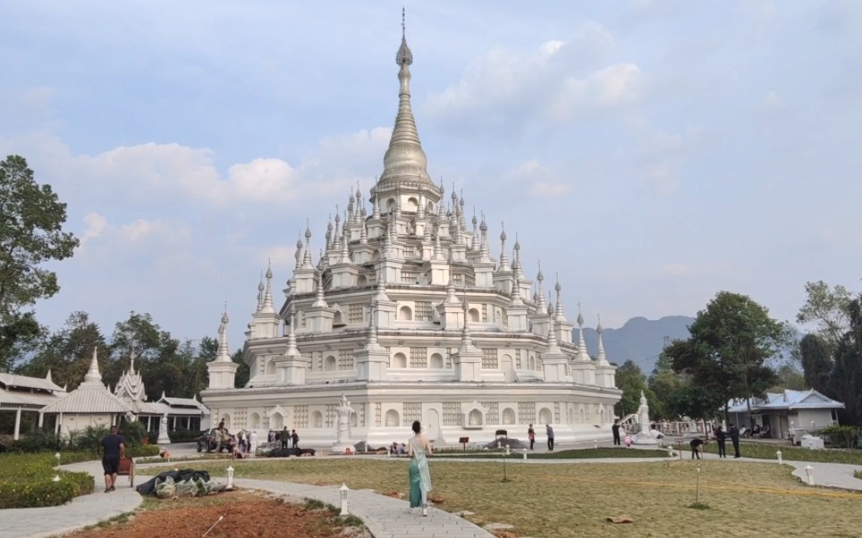 2023年3月云南腾冲芒市游08_绝美金塔银塔树包塔,美好的旅程结束咯