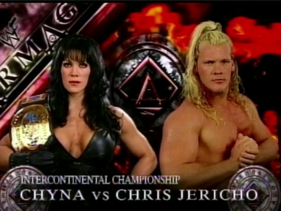 Chris Jericho vs Chyna(洲际杯冠军赛)哔哩哔哩bilibili