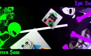 Download Video: 【undertale动画】\-Green Sans vs Epic Sans-/ (A Sticknodes Pro Animation)