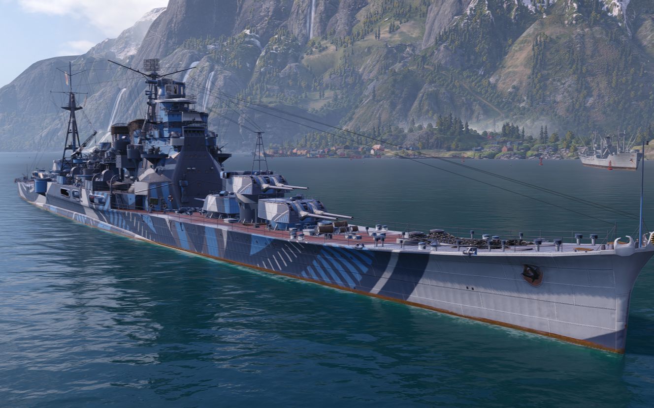 战舰世界8级爱宕娱乐聊天局,这把好多国人,哈哈