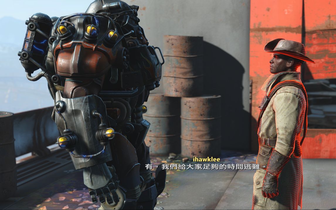 辐射4次世代版 义勇军结局.炸飞学院,三方共存,战争永不改变!