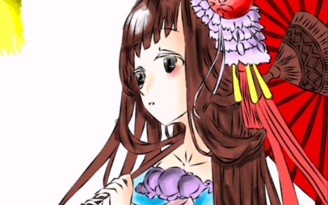 指绘漫芽糖绘画独立上色