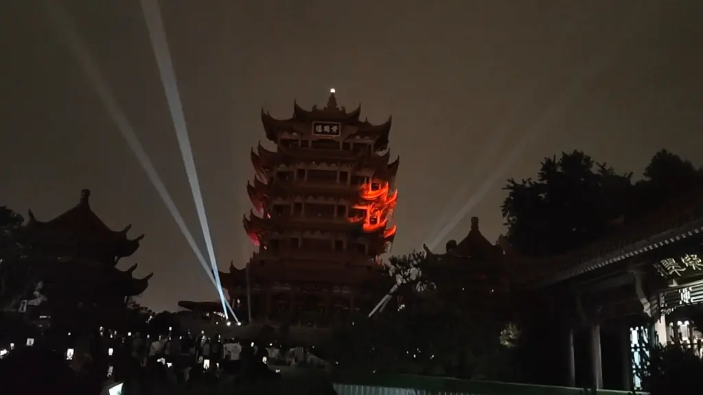 夜上黄鹤楼灯影秀_哔哩哔哩_bilibili