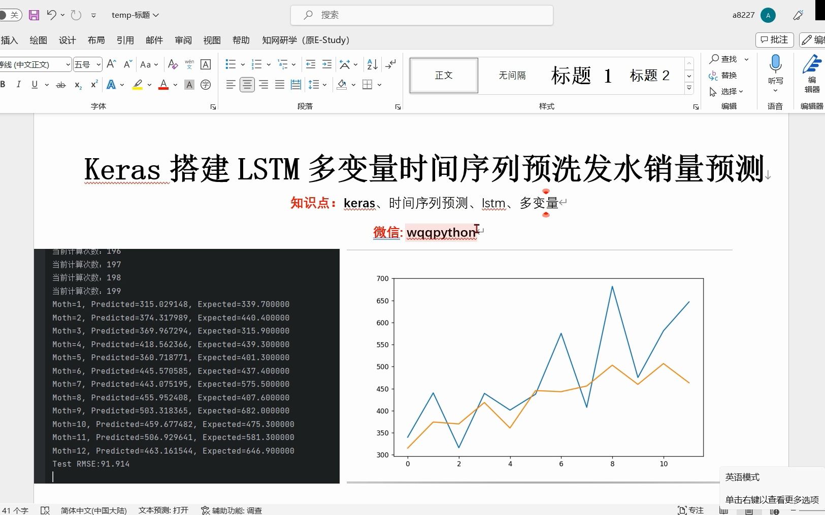 Keras搭建LSTM多变量时间序列预洗发水销量预测哔哩哔哩bilibili