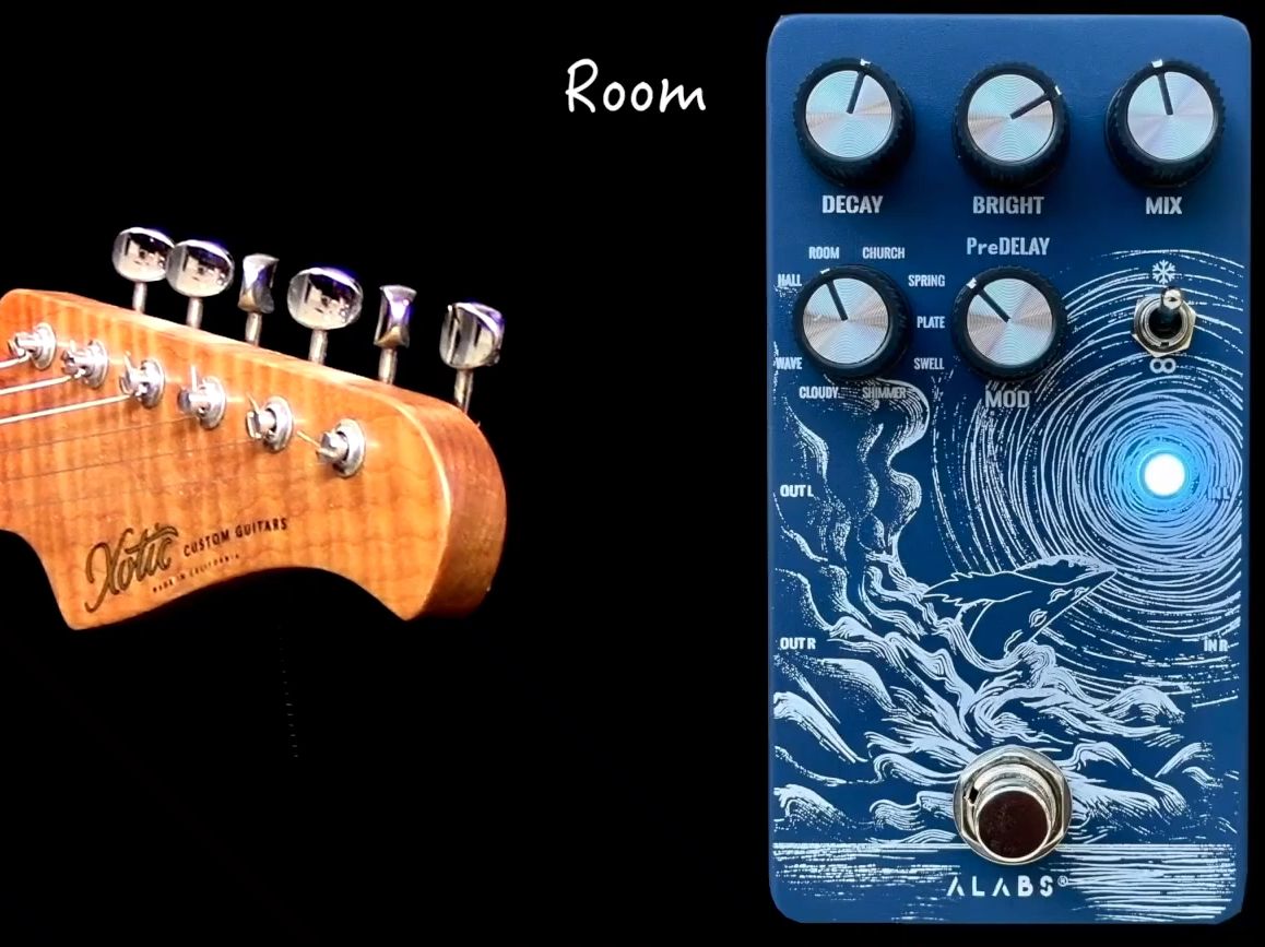 测评演示 | 亚当奇遇记系列「cetus鲸歌」混响单块效果器