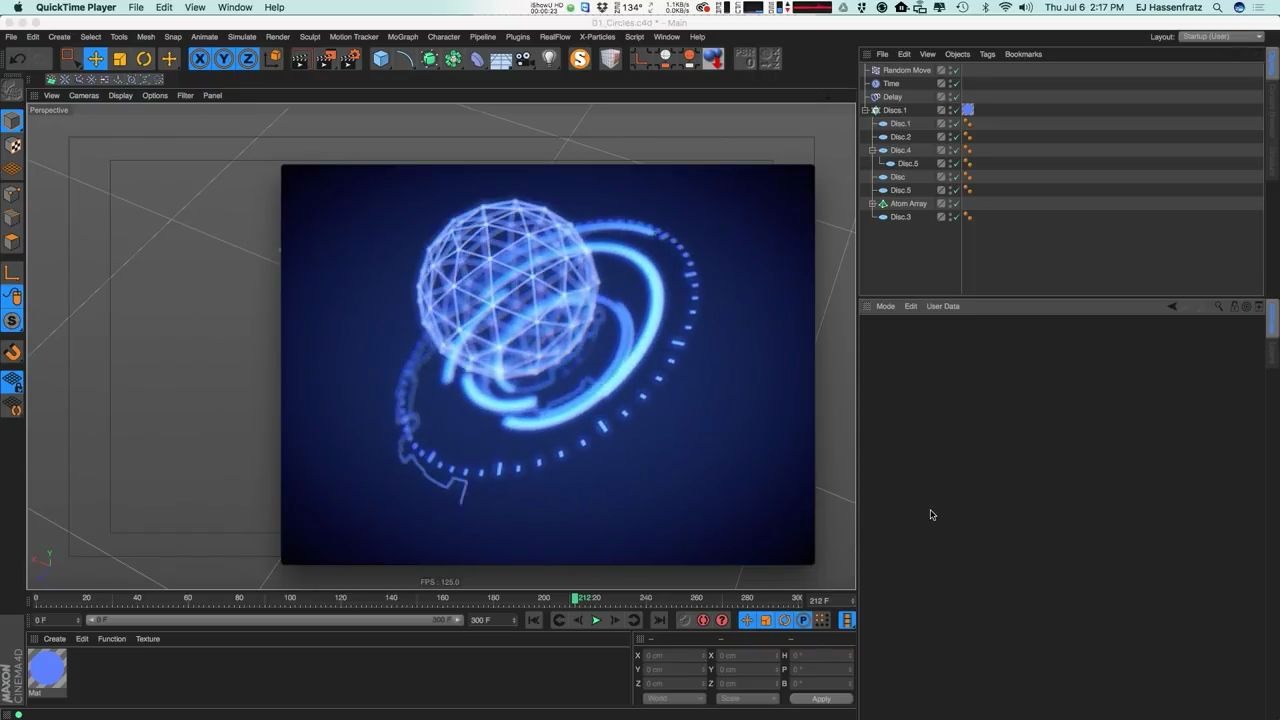 C4D 渲染 实战篇 炫目的旋转线背景怎么做哔哩哔哩bilibili