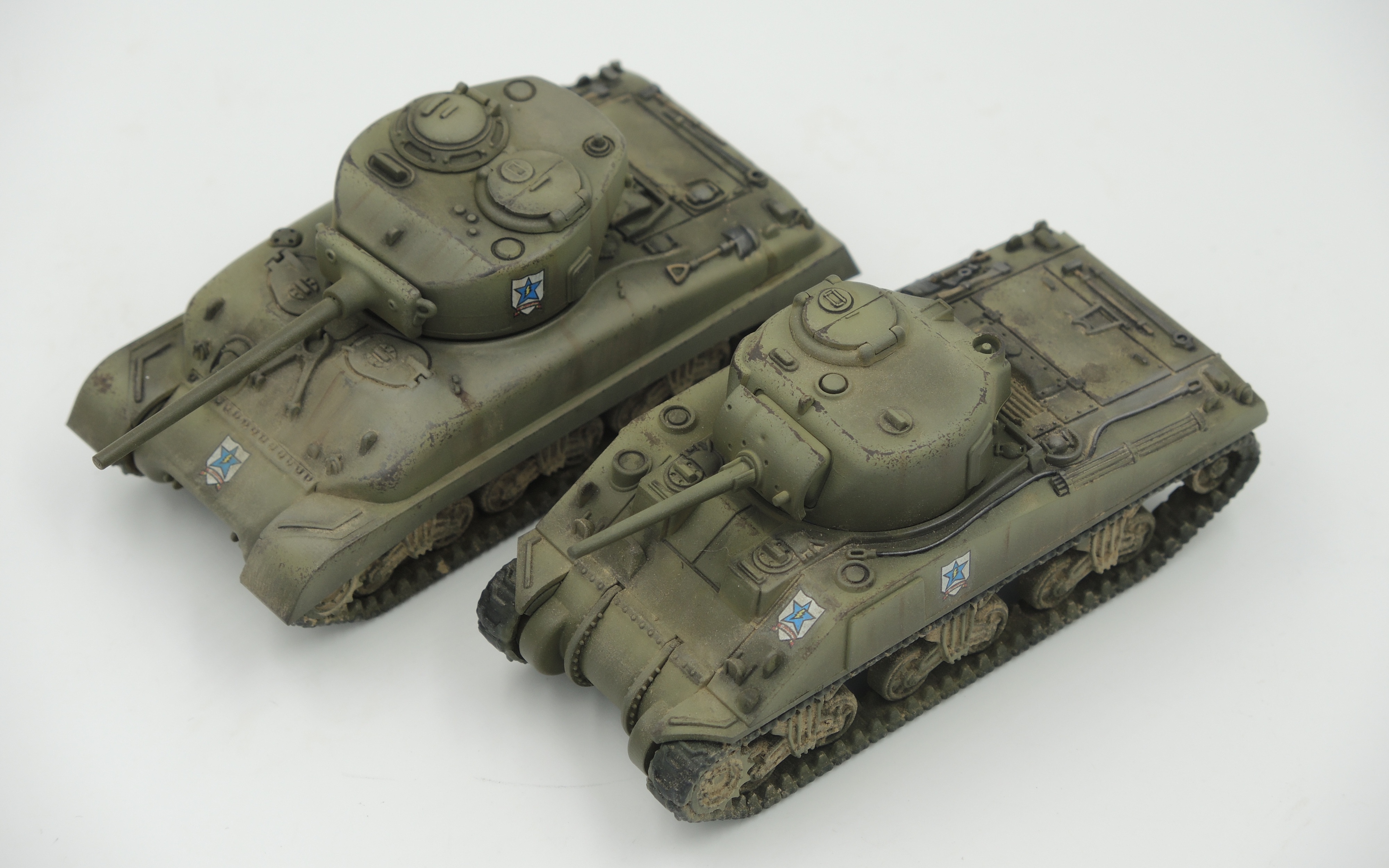 模型制作少女与战车桑达斯量产谢尔曼