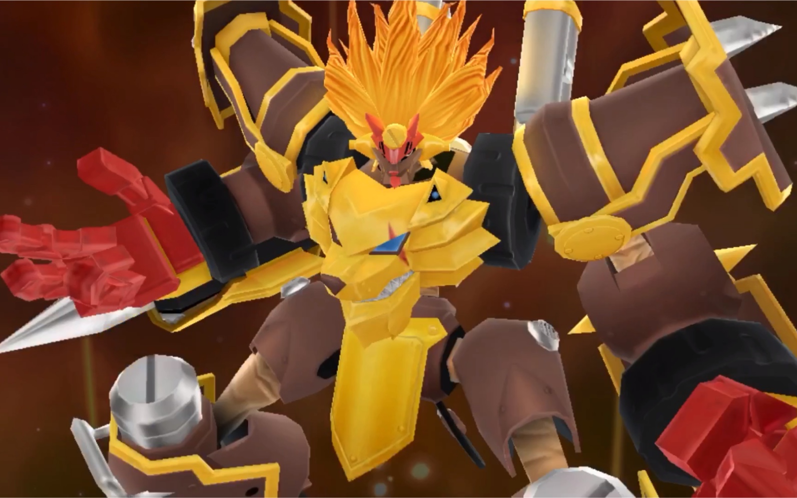 【阿辉】数码暴龙rearise 狮子兽新究极体 重装狮子兽 友情必杀技