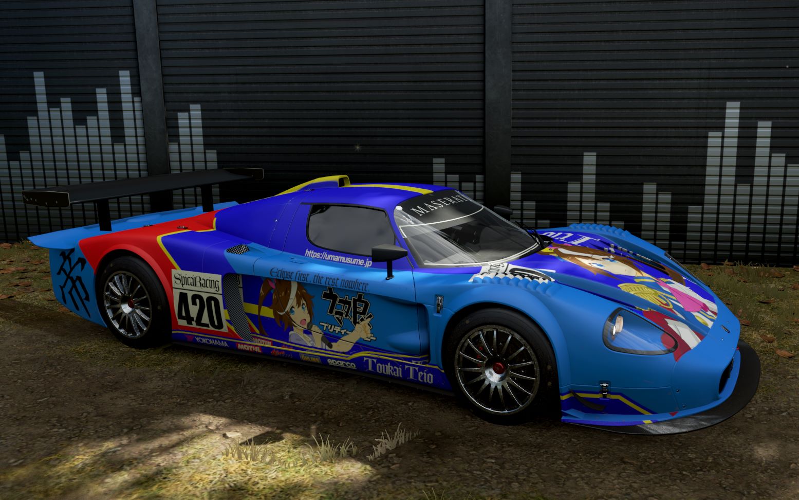 极限竞速地平线4迎战巨汉3分45撞墙式跑法乱撞的x级玛莎拉蒂mc12corsa