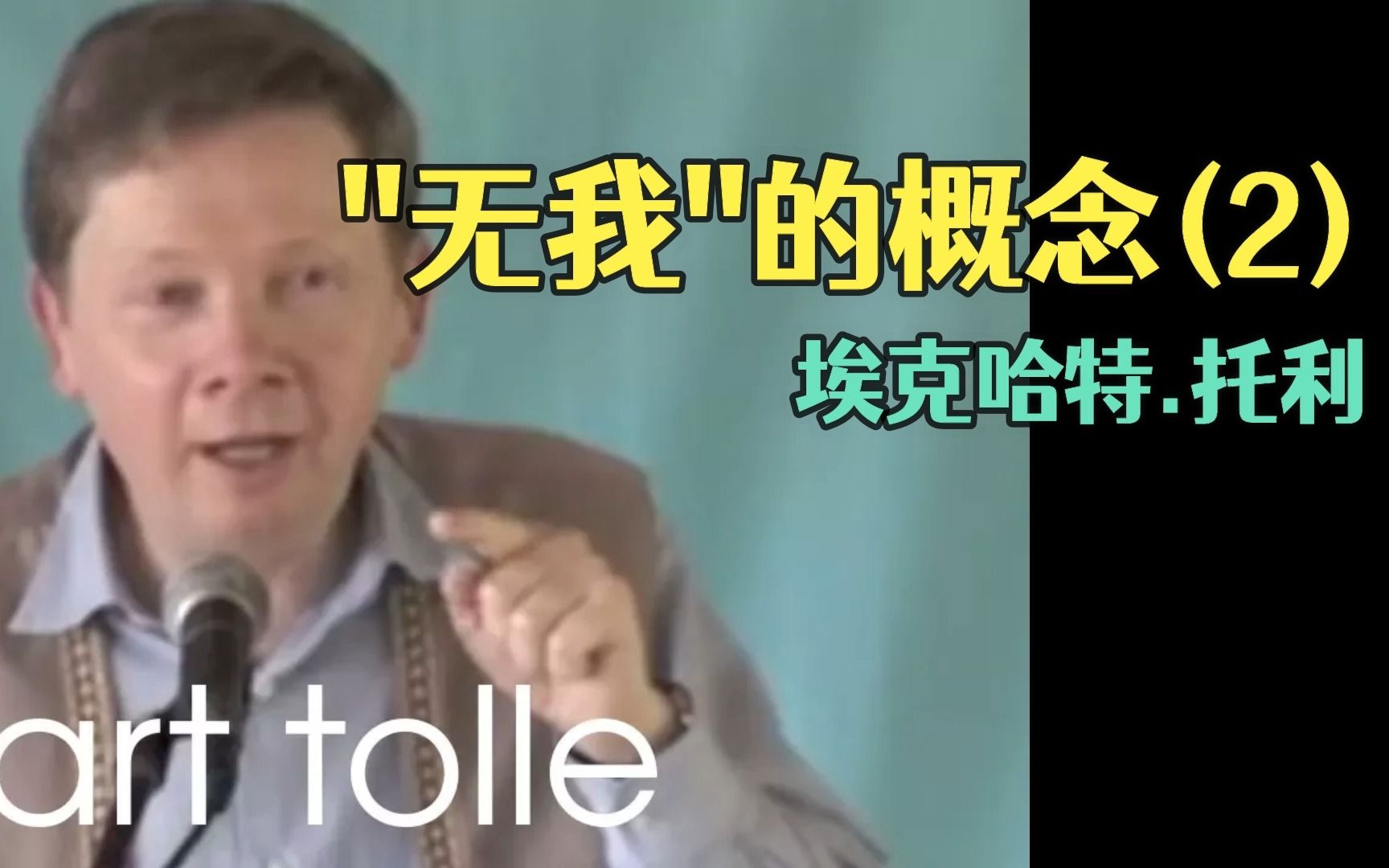 [图]"无我"(2)谈某些导师的教导|埃克哈特.托利|当下的力量Eckhart Tolle