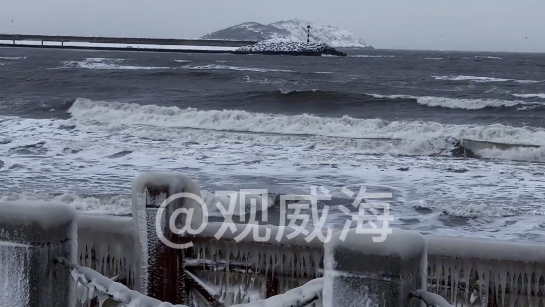 这里不是北极冰川,这里是山东威海.哔哩哔哩bilibili