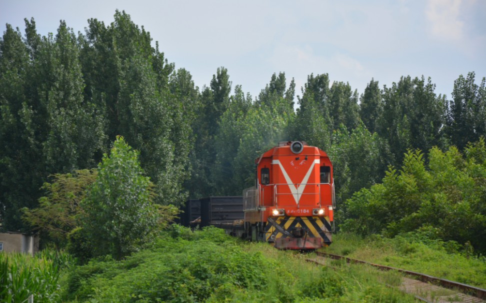 【平舞铁路】df12动车组荆山站摘补机后继续开平东方向