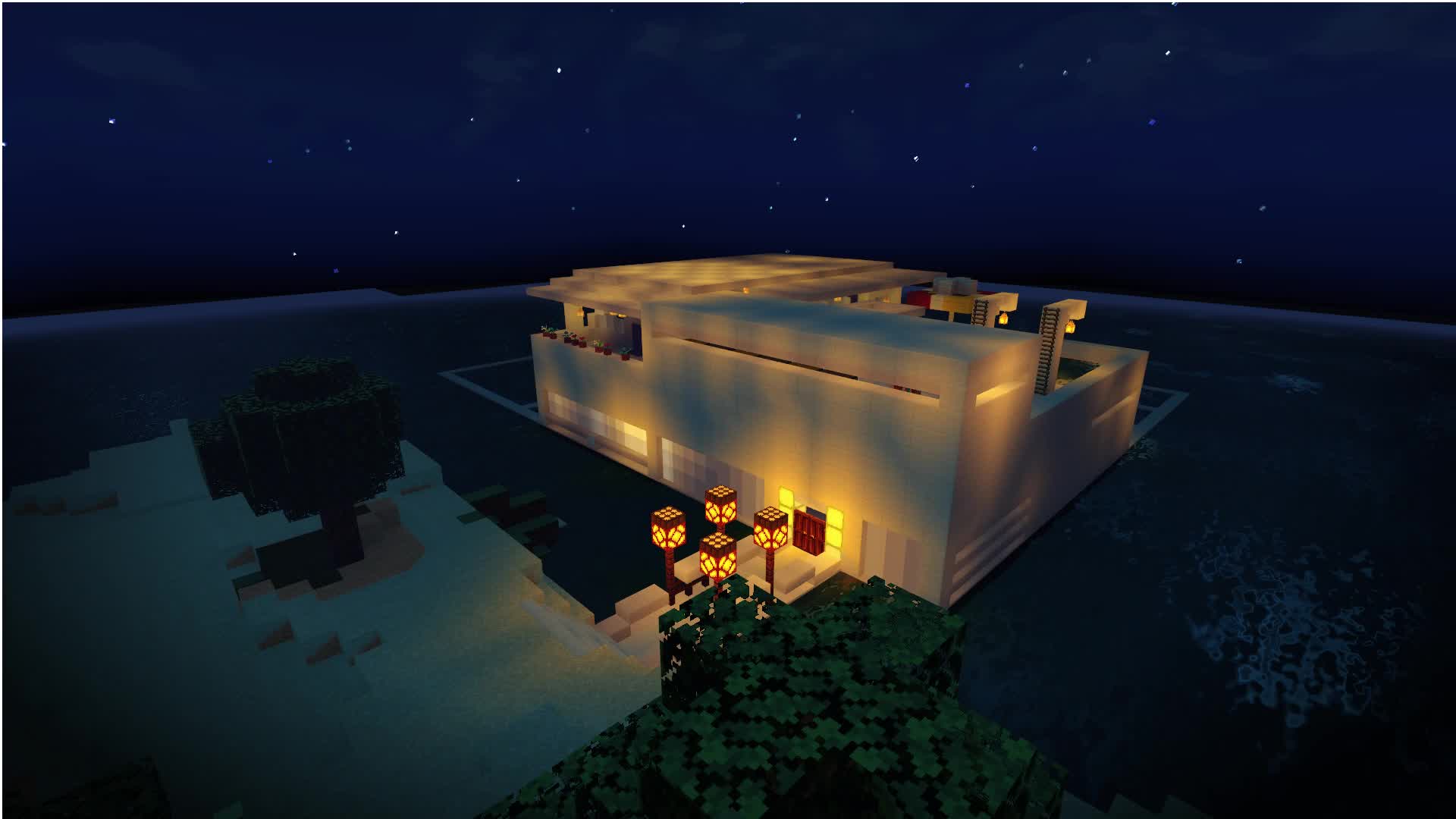 自己做的小房子 minecraft我的世界