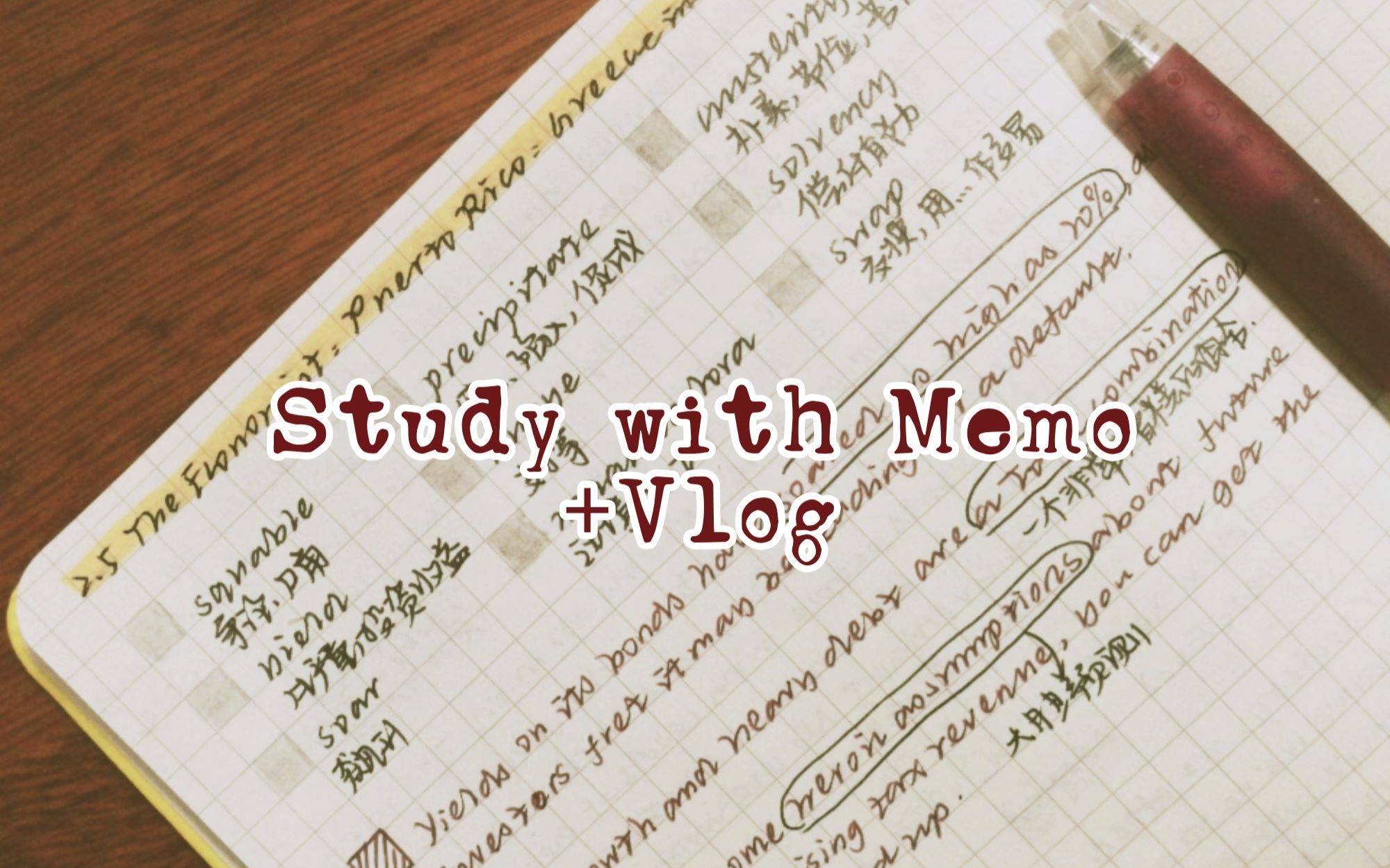 【studywithme】晃悠自舒心,学习也快乐 | 翻译 | 宁波、建德vlog | 手帐哔哩哔哩bilibili