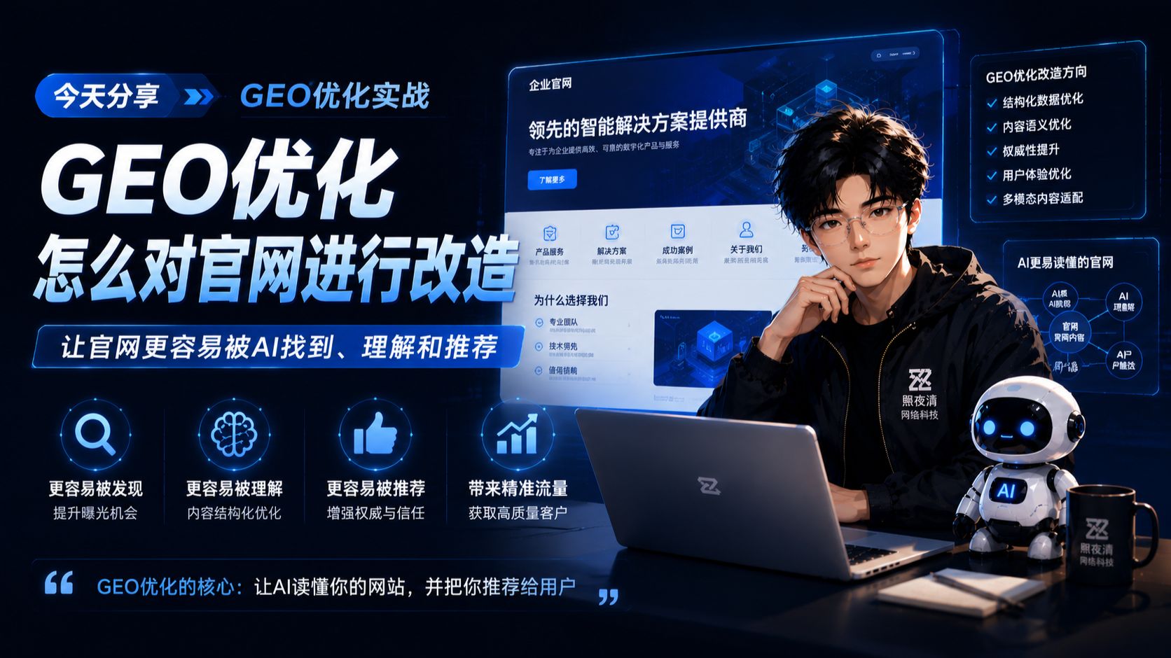 GEO优化怎么对官网进行改造