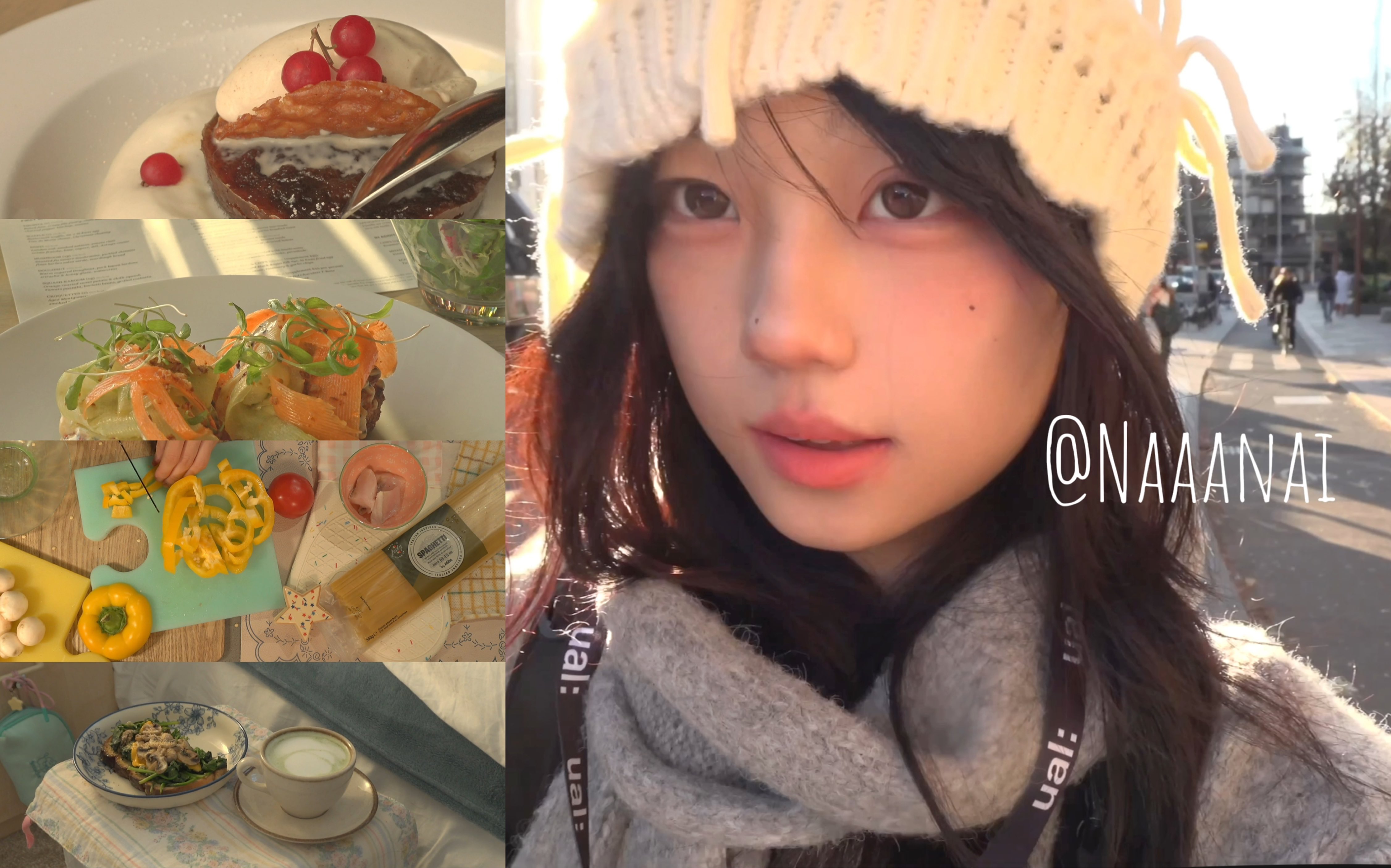 Vlog32｜我的留学日记📔一个人的自我疗愈 上学日认真减脂 📖 周末奖励自己漂亮饭🍧🍽️去圣诞集市收集幸福能量！⛄️🍓🎰
