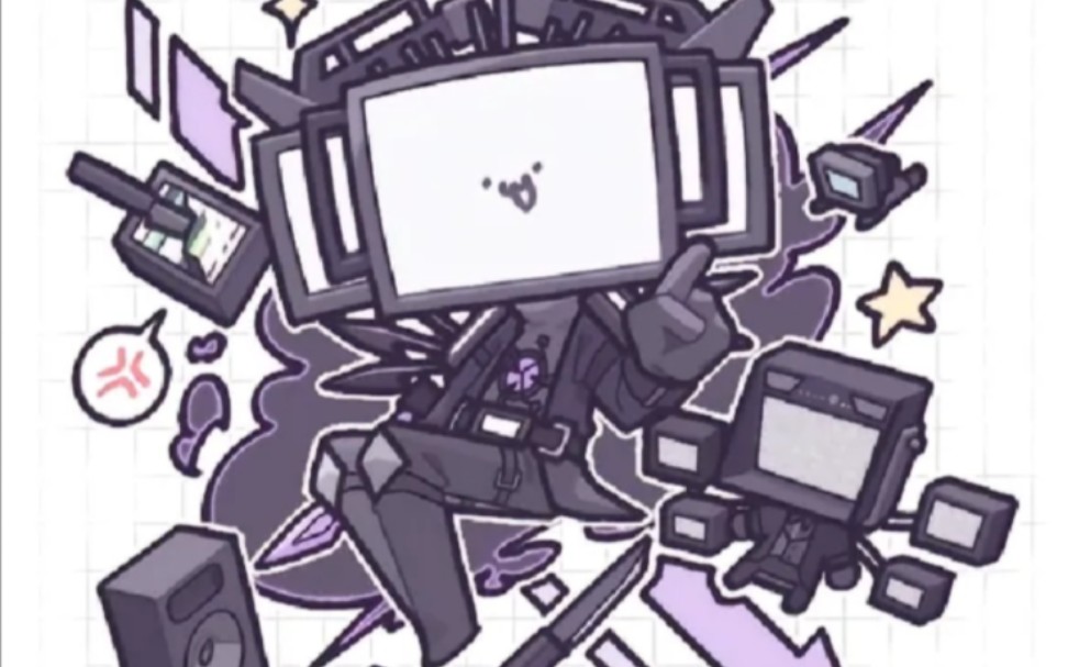 纸模:泰坦电视人头部制作过程(2)