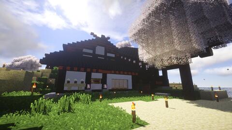 Minecraft 和风物语mod中的生存建筑第五十六集 大半年的建筑小结 哔哩哔哩 Bilibili