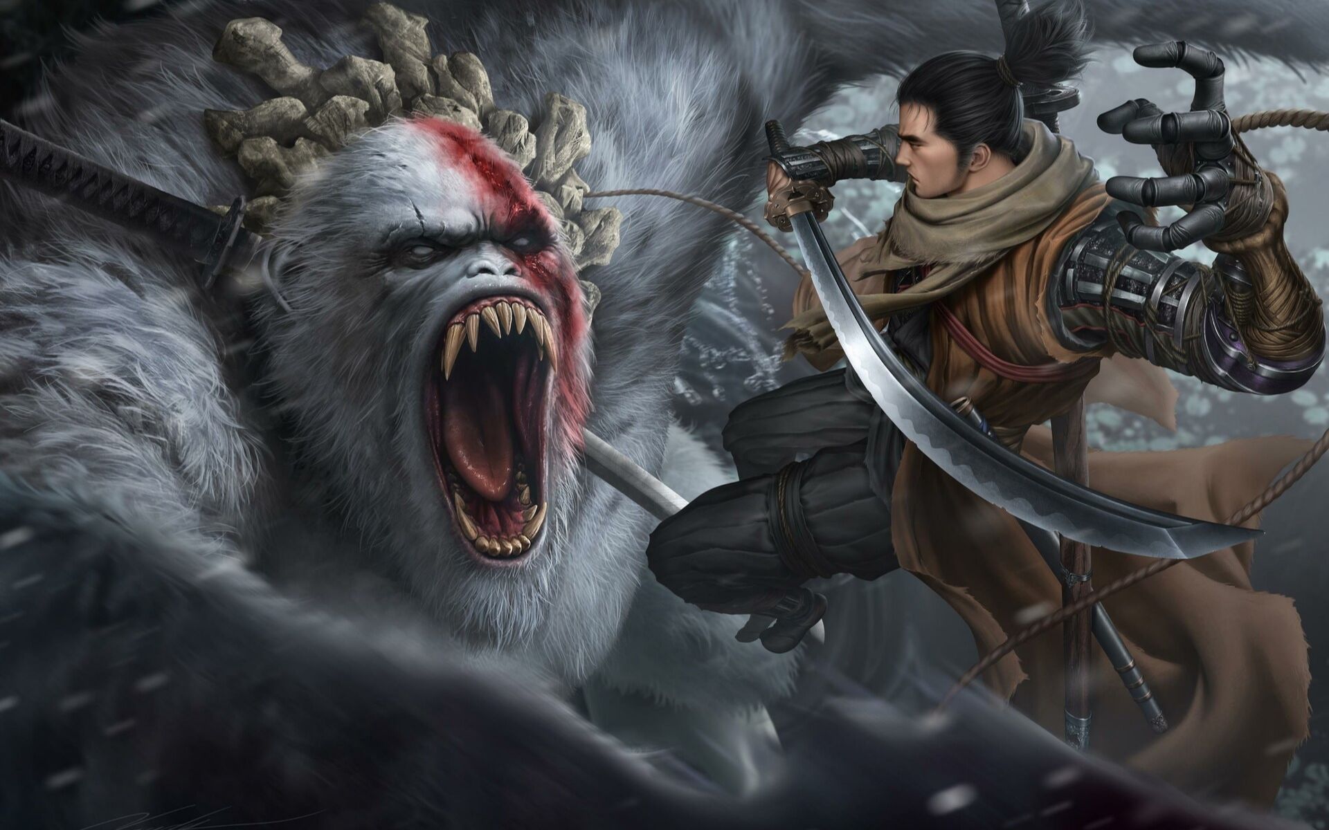 【sekiro 只狼】狮子猿