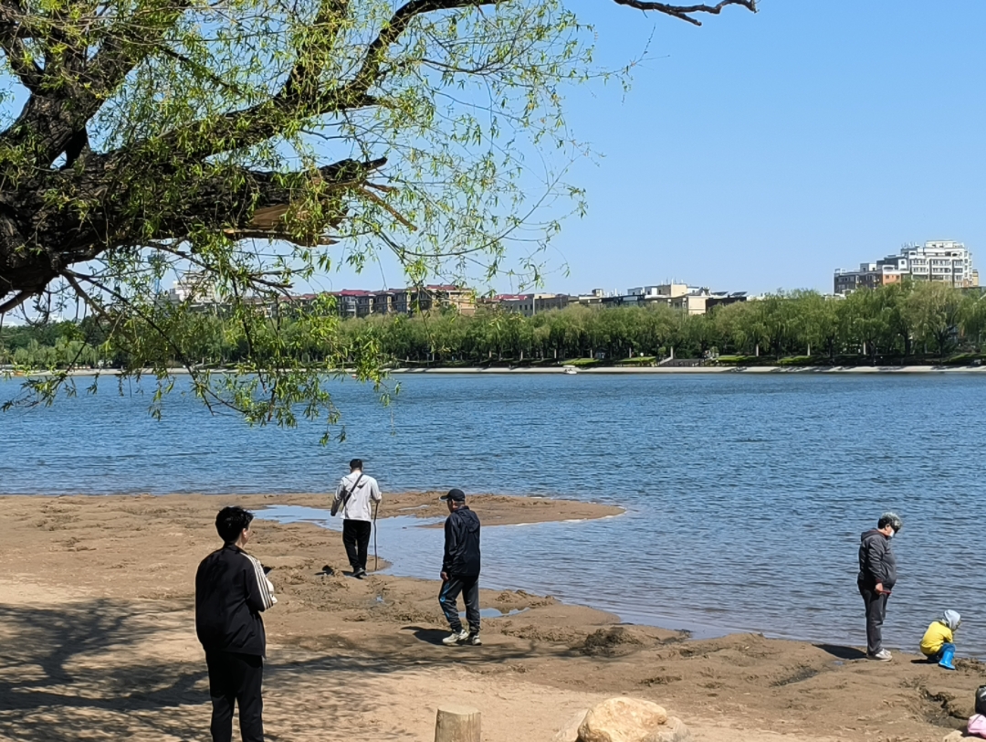 长春南湖公园金沙滩