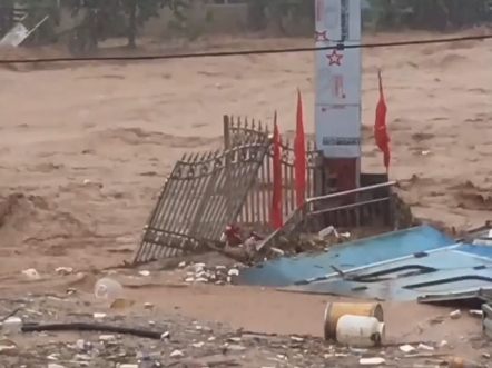 2021年7月20日河南巩义米河镇洪水,涨水过程大致记录